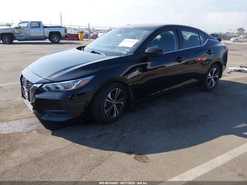 Vin: 3n1ab8cv1ly210818, lot: 46643162, nissan sentra sv xtronic cvt 20202