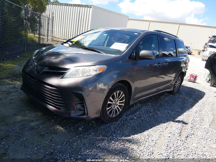 Vin: 5tdyz3dc4ls029002, lot: 46643164, toyota sienna xle premium 20202