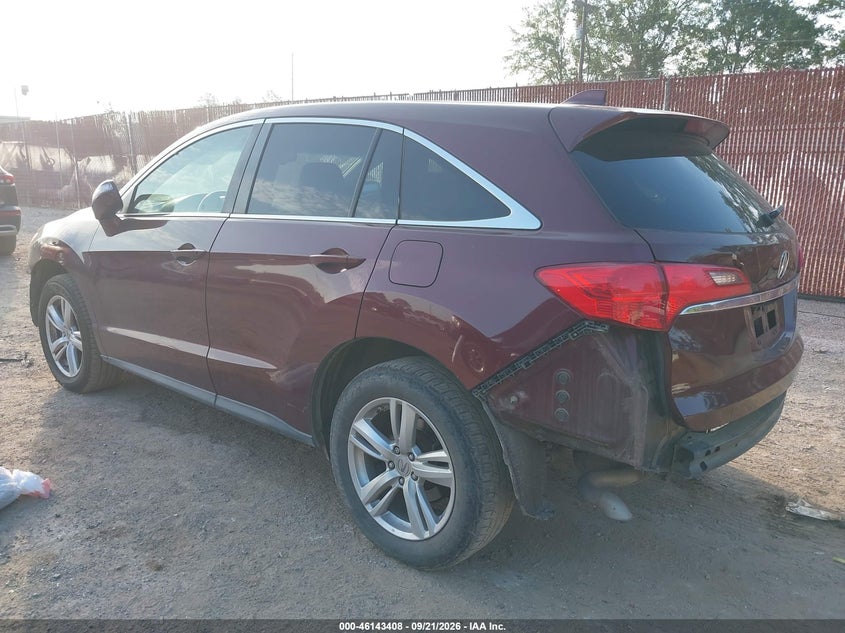 Vin: 5j8tb4h59fl016933, lot: 46643165, acura rdx 20153