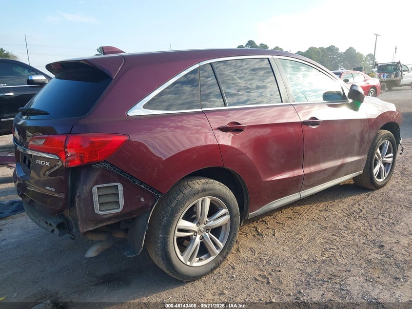 Vin: 5j8tb4h59fl016933, lot: 46643165, acura rdx 20154