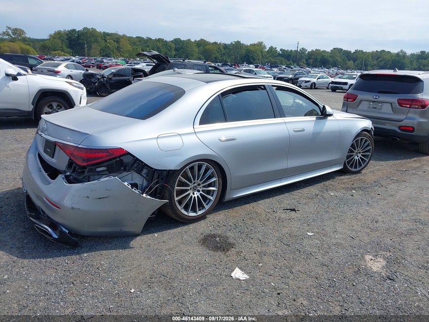 Vin: w1k6g7gb8ma049281, lot: 46643166, mercedes-benz s-class s 580 20214