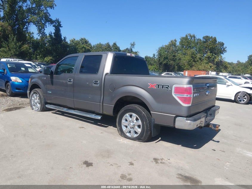 Vin: 1ftfw1et2dfa33151, lot: 46643197, ford f-150 xlt 20133