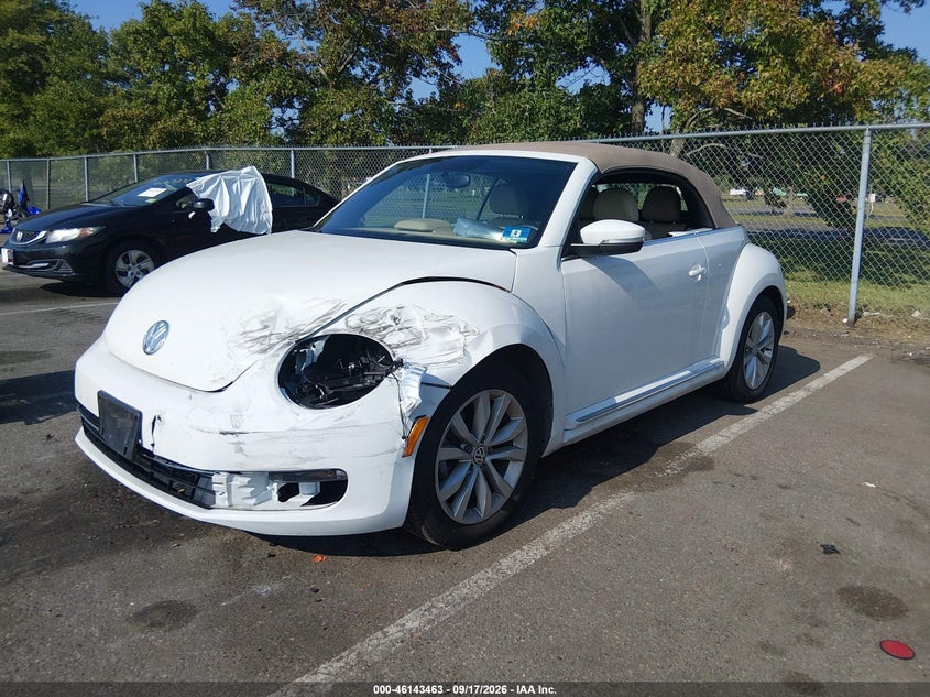 Vin: 3vw5l7at9em819086, lot: 46643220, volkswagen beetle 2.0l tdi 20142
