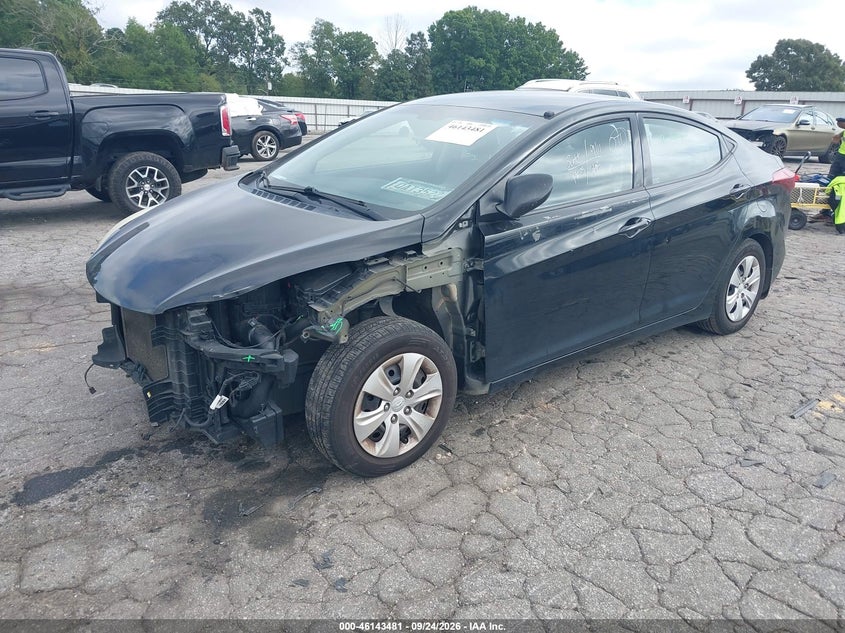 Vin: 5npdh4ae7gh742646, lot: 46643238, hyundai elantra se 20162