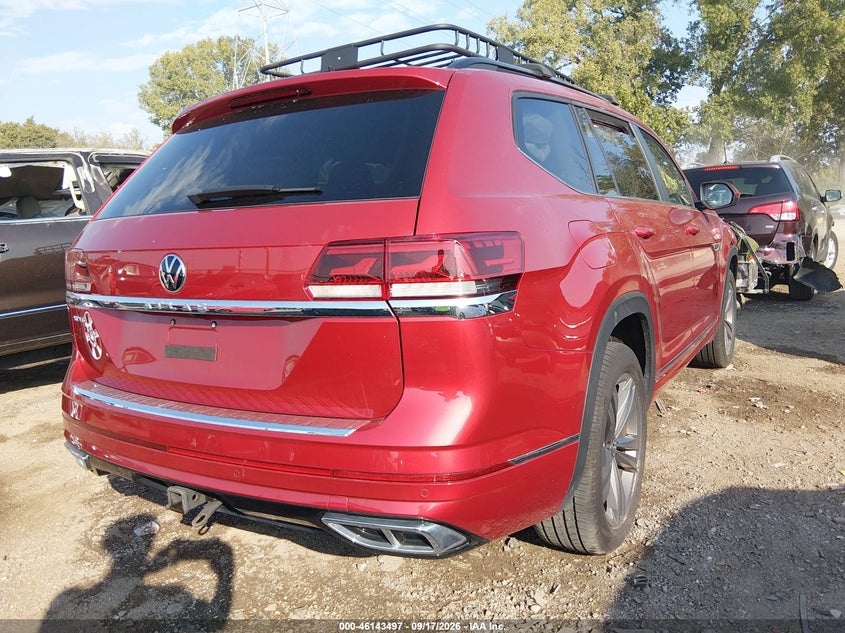 Vin: 1v2pr2ca8mc569749, lot: 46643254, volkswagen atlas 3.6l v6 se w/technology r-line 20214