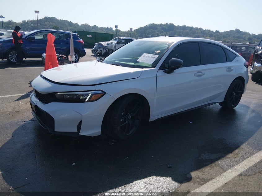Vin: 19xfl2h87te032172, lot: 46643266, honda civic sport 20262