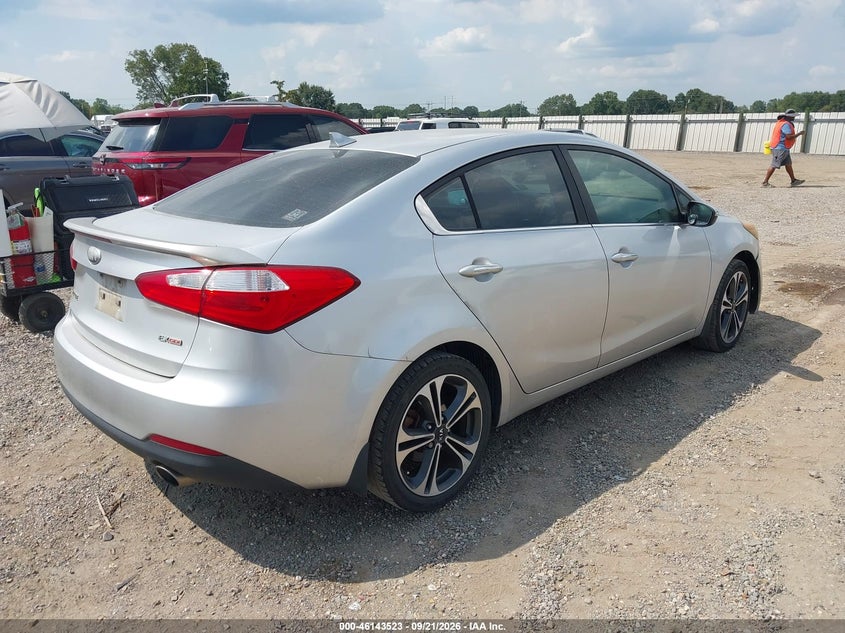 Vin: knafx4a82e5076327, lot: 46643280, kia forte ex 20144