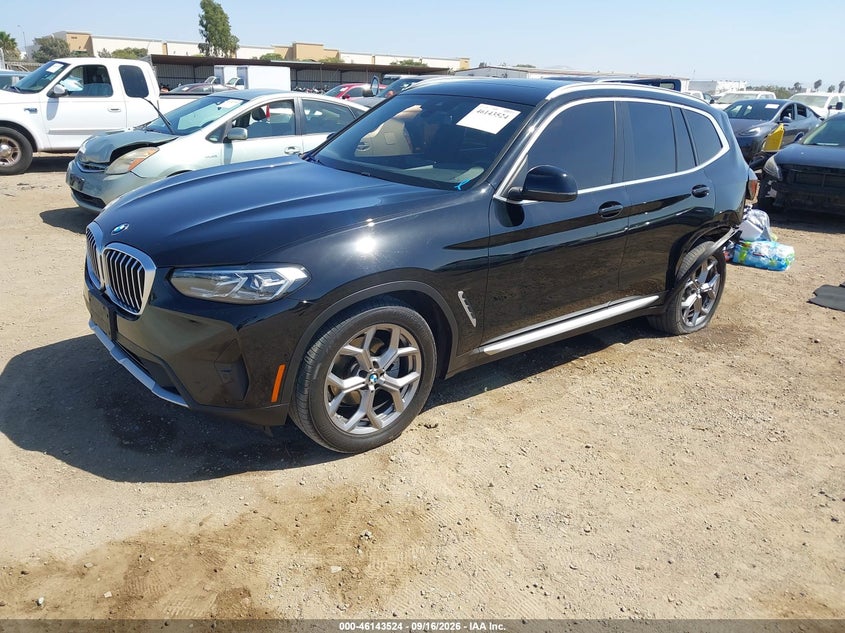 Vin: 5ux43dp05n9l39926, lot: 46643281, bmw x3 sdrive30i 20222