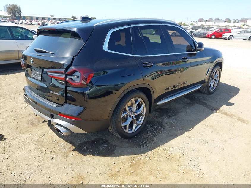 Vin: 5ux43dp05n9l39926, lot: 46643281, bmw x3 sdrive30i 20224