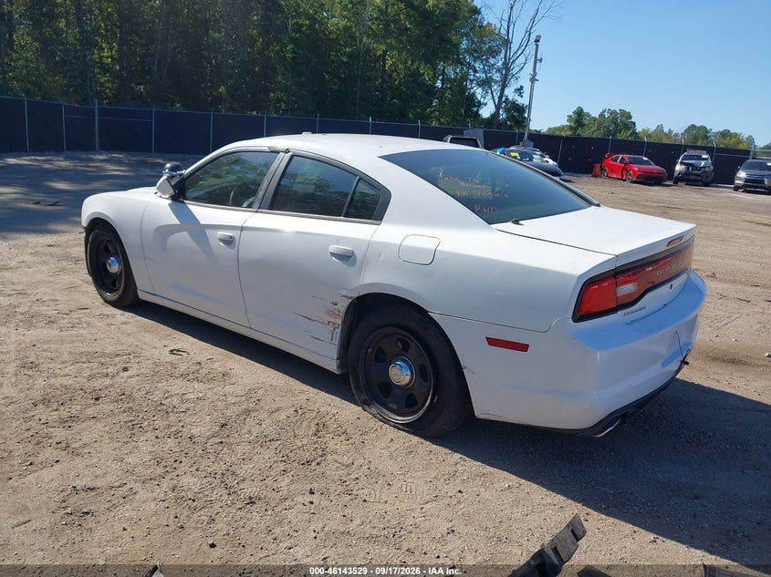 Vin: 2c3cdxag0ch205215, lot: 46643286, dodge charger police 20123