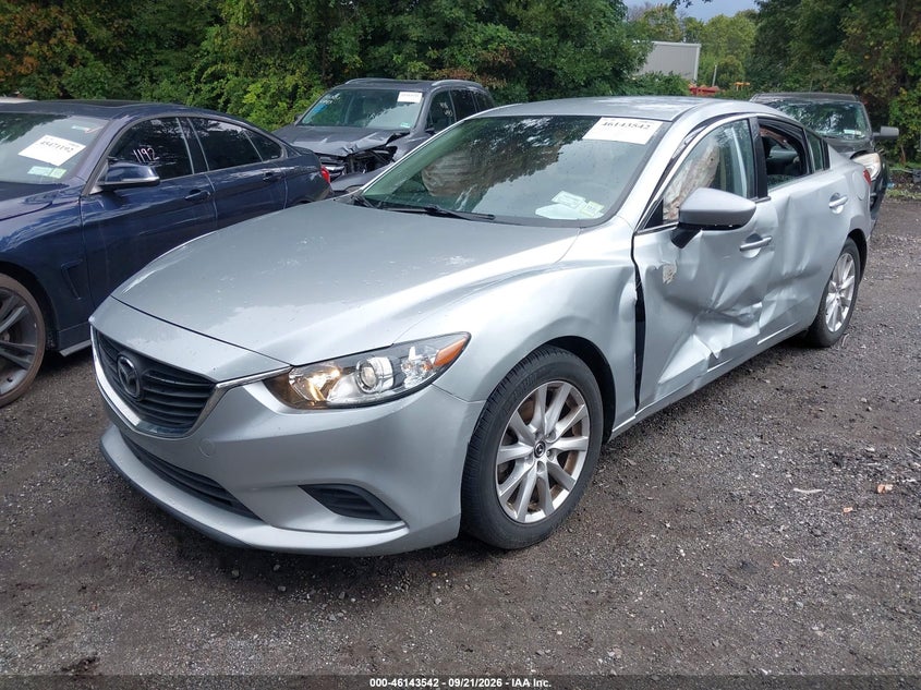 Vin: jm1gj1u55g1453090, lot: 46643299, mazda mazda6 i sport 20162