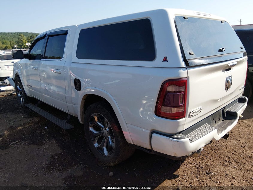 Vin: 1c6srfkt8kn918195, lot: 46643300, ram 1500 longhorn  4x4 5'7 box 20193