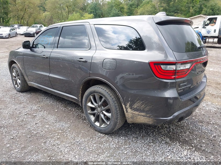 Vin: 1c4rdjdg9fc761058, lot: 46643316, dodge durango limited 20153