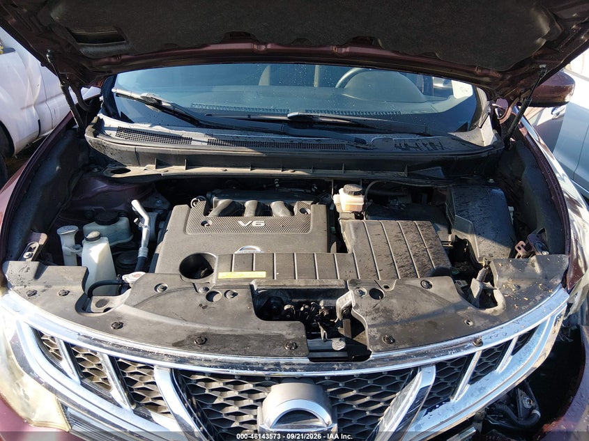 NISSAN MURANO 2013 VIN JN8AZ1MUXDW204809