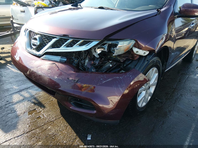 NISSAN MURANO 2013 VIN JN8AZ1MUXDW204809