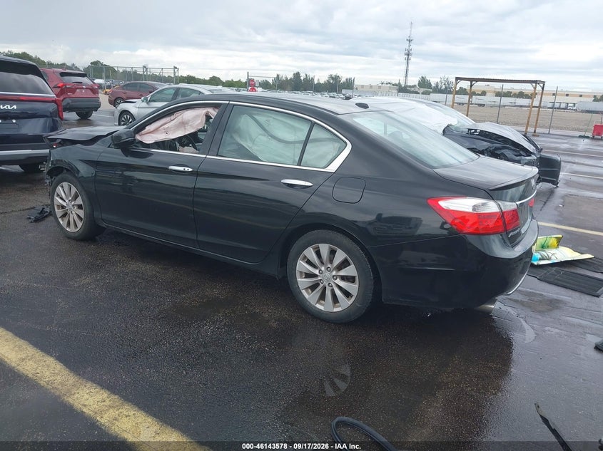 Vin: 1hgcr3f87da042295, lot: 46643335, honda accord ex-l v-6 20133