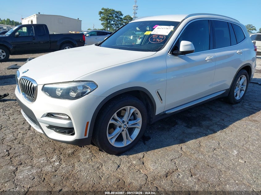 Vin: 5uxtr7c53kle88513, lot: 46643344, bmw x3 sdrive30i 20192