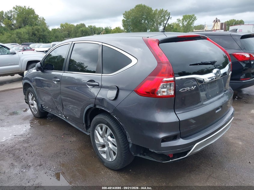 Vin: 5j6rm4h57fl111634, lot: 46643352, honda cr-v ex 20153