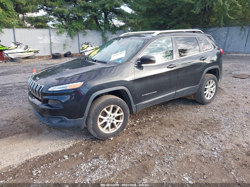 Vin: 1c4pjmcb7ew126313, lot: 46643356, jeep cherokee latitude 20142