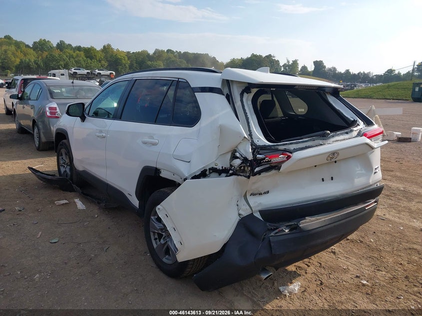 Vin: 4t3rwrfv3su180408, lot: 46643370, toyota rav4 hybrid xle 20253