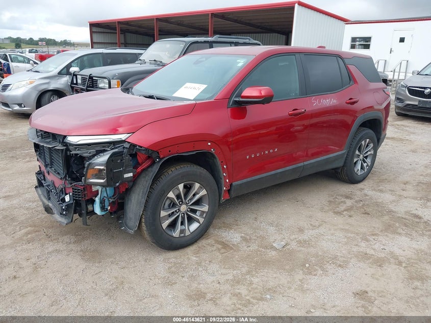 Vin: 3gnaxpeg9sl107267, lot: 46643378, chevrolet equinox awd lt 20252