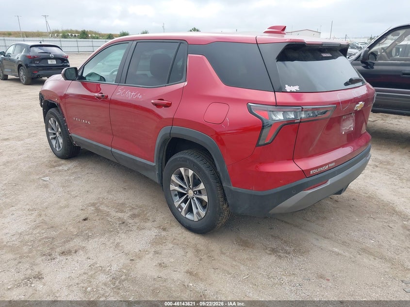 Vin: 3gnaxpeg9sl107267, lot: 46643378, chevrolet equinox awd lt 20253