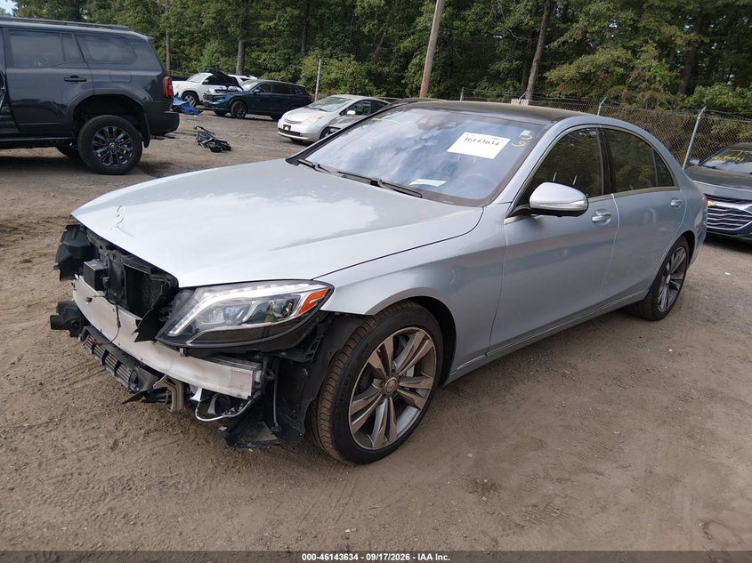 Vin: wddug8fb0fa121026, lot: 46643391, mercedes-benz s 550 4matic 20152