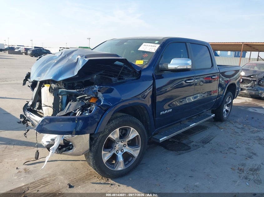 Vin: 1c6rrejt6ln320702, lot: 46643438, ram 1500 laramie  4x2 5'7 box 20202