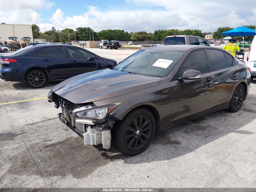 Vin: jn1bv7ap3em679196, lot: 46643480, infiniti q50 premium 20142