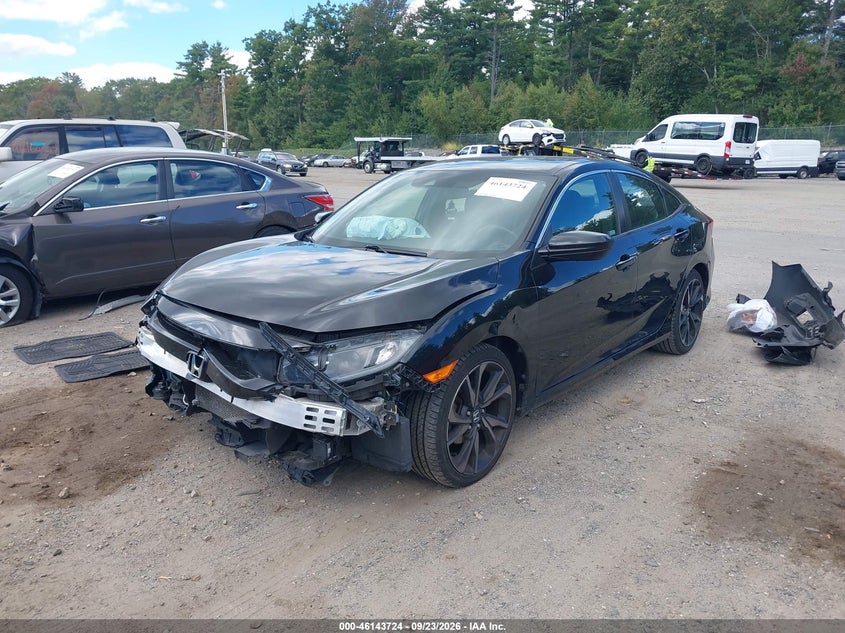 Vin: 2hgfc2f88lh511628, lot: 46643481, honda civic sport 20202