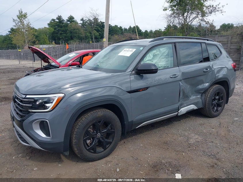 Vin: 1v2cr2ca7rc579565, lot: 46643485, volkswagen atlas 2.0t peak edition se w/technology 20242