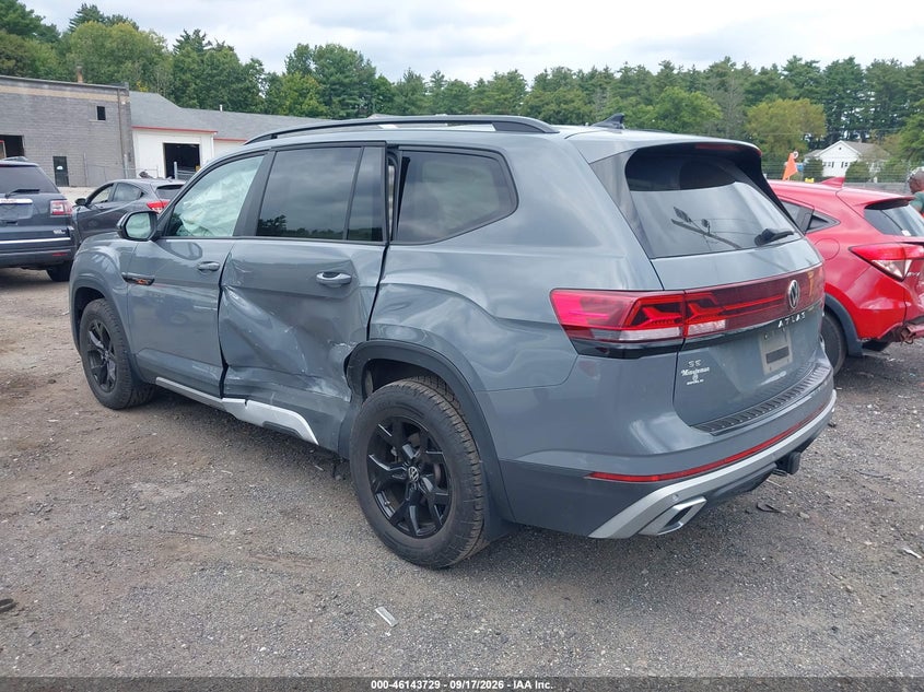 Vin: 1v2cr2ca7rc579565, lot: 46643485, volkswagen atlas 2.0t peak edition se w/technology 20243