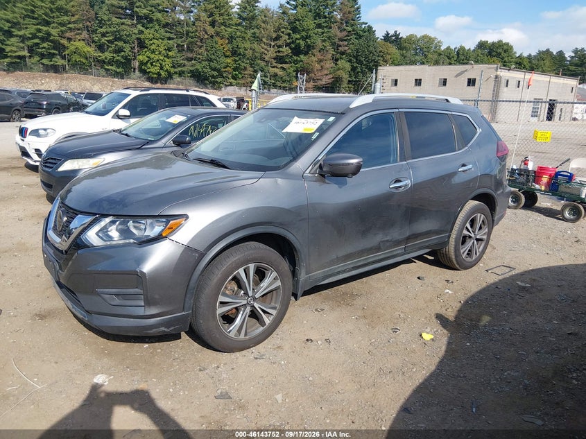 Vin: 5n1at2mv8kc800653, lot: 46643509, nissan rogue sv 20192