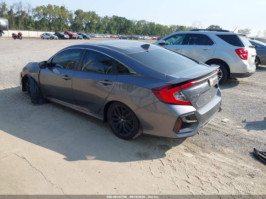 HONDA CIVIC SI 2020 VIN 2HGFC1E58LH704346