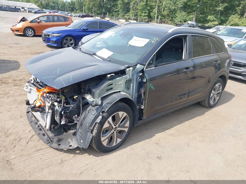 Vin: kndcc3lg2m5099167, lot: 46643519, kia niro ev ex 20212