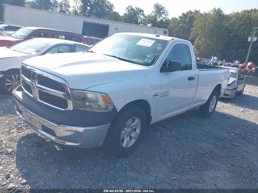Vin: 3c6jr6dt0fg531227, lot: 46643522, ram 1500 tradesman 20152