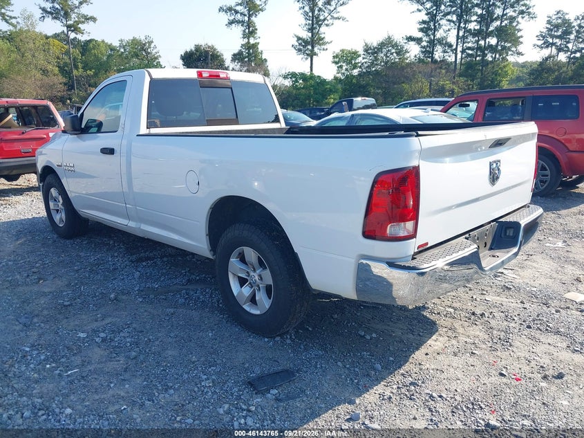 Vin: 3c6jr6dt0fg531227, lot: 46643522, ram 1500 tradesman 20153