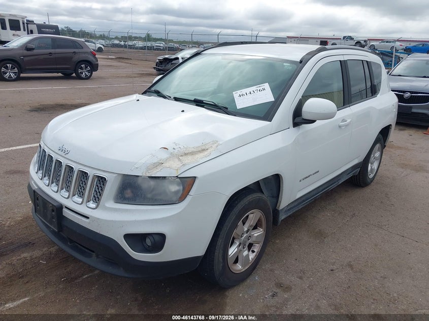 Vin: 1c4njcea3gd665967, lot: 46643525, jeep compass latitude 20162