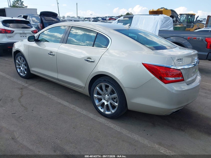 Vin: 1g4gb5g33ef131168, lot: 46643531, buick lacrosse leather group 20143