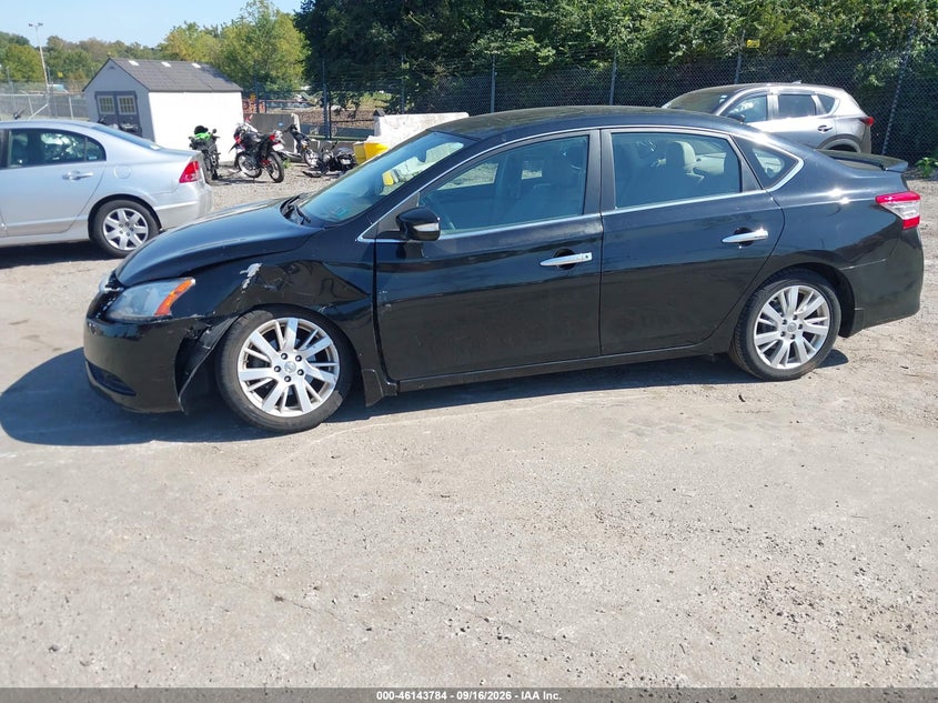 Vin: 3n1ab7ap2dl683897, lot: 46643541, nissan sentra sl 20132