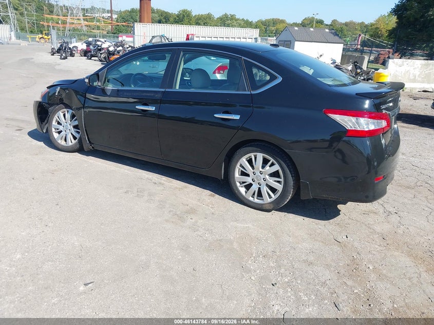 Vin: 3n1ab7ap2dl683897, lot: 46643541, nissan sentra sl 20133