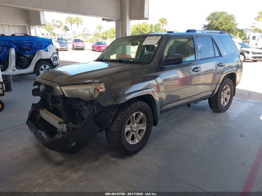 Vin: jtezu5jr5k5199070, lot: 46643546, toyota 4runner sr5 20192