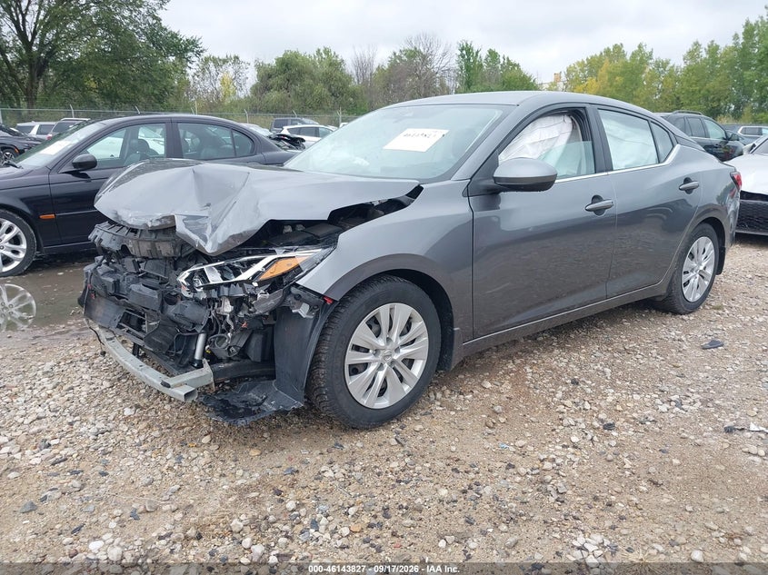 Vin: 3n1ab8bv1ny239286, lot: 46643584, nissan sentra s xtronic cvt 20222