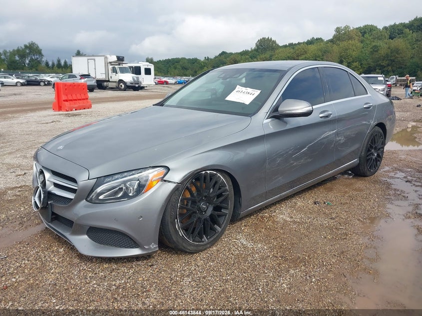 Vin: 55swf4kb3fu031380, lot: 46643601, mercedes-benz c 300 4matic 20152