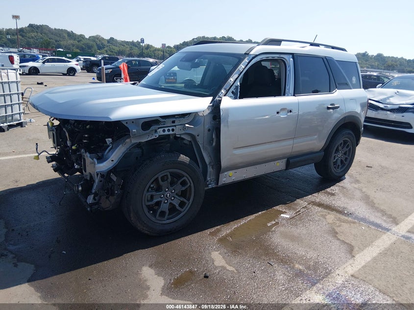 Vin: 3fmcr9b60nrd91551, lot: 46643604, ford bronco sport big bend 20222