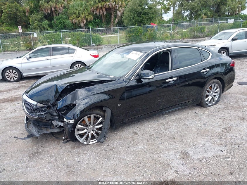 Vin: jn1by1ap5fm540130, lot: 46643648, infiniti q70 3.7 20152