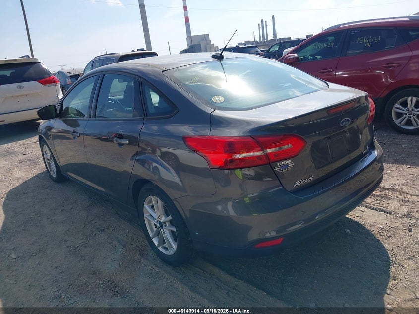 Vin: 1fadp3f2xfl383644, lot: 46643670, ford focus se 20153