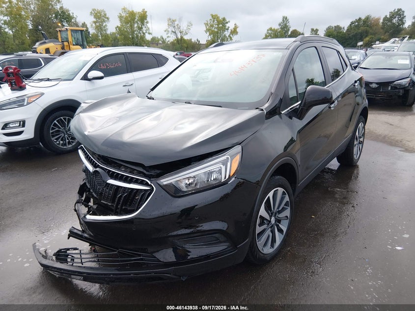 Vin: kl4cjesm6nb509152, lot: 46643695, buick encore awd preferred 20222
