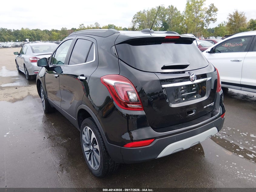 Vin: kl4cjesm6nb509152, lot: 46643695, buick encore awd preferred 20223