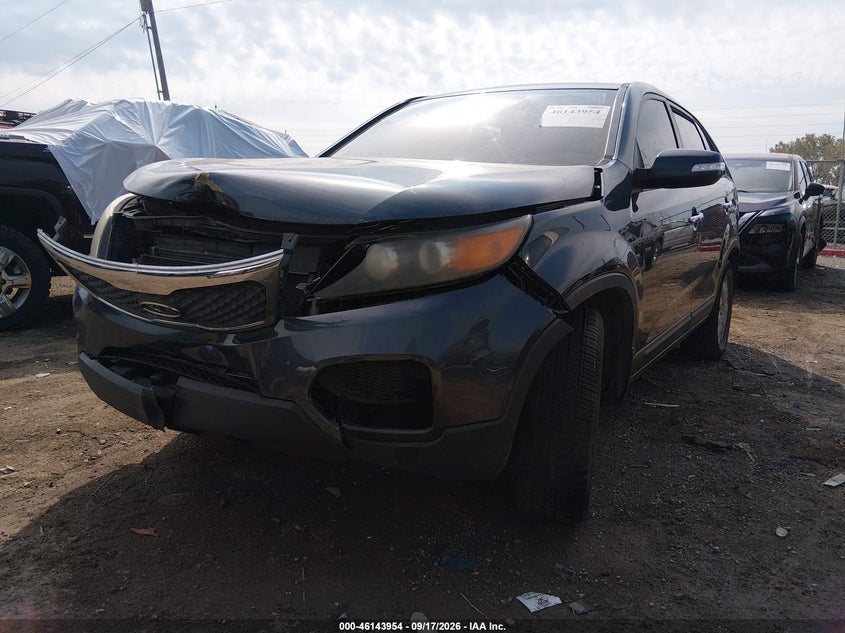 Vin: 5xykt3a18bg179796, lot: 46643711, kia sorento lx 20112